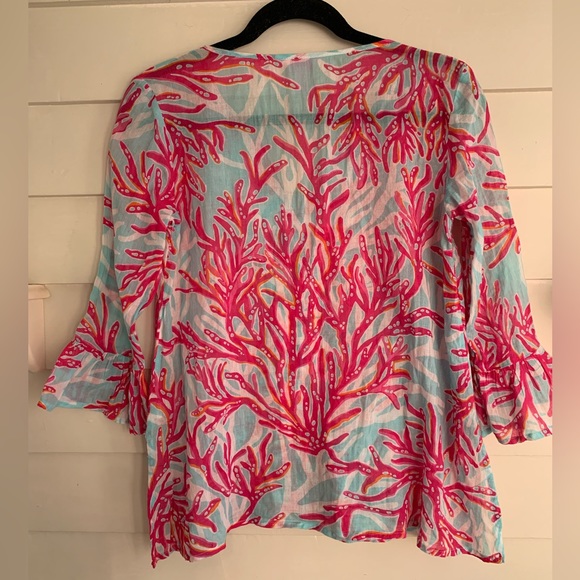 Lilly Pulitzer Luci Underwater Escape Tunic - Picture 9 of 10